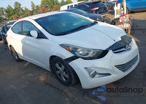 2015 Hyundai Elantra Se z USA, uszkodzony, nr VIN 5NPDH4AE5FH648201